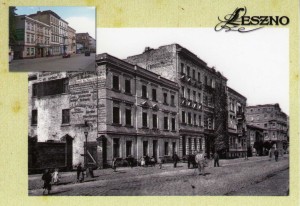 Widokówka - ulica Słowiańska w Lesznie 