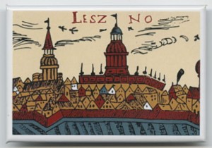 Magnes - Panorama Leszna,  1650 r.